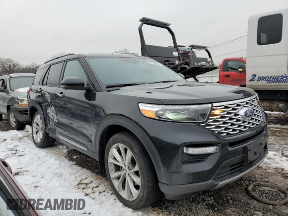 2023 Ford Explorer Platinum z VIN 1FM5K8HC3PGA87872, wystawiony jako Copart lot #44706005 z przebiegiem 60 390 mil mil oraz Szkoda całkowita • Salvage title. Historia ofert i sprzedaży dostępna na DreamBid. Obrazek 4.