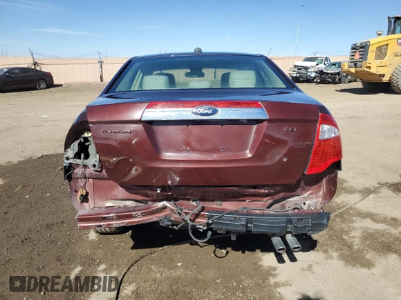 2012 Ford Fusion SEL with VIN 3FAHP0JA9CR200133, listed as a Copart auction lot 45947675 with 59,220 mi miles and Salvage Title. Bid and sale history available at carsss.com. Image 6.