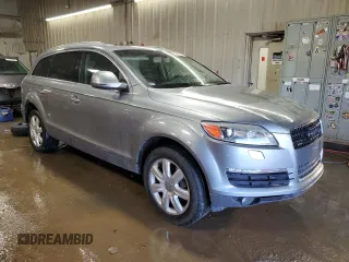 2007 Audi Q7 Premium with VIN WA1BY74L97D080569, listed as a Copart auction lot 50968875 with 214,304 mi miles and Salvage Title. Bid and sale history available at carsss.com. Image 4.