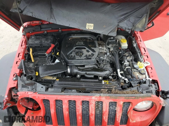 2021 Jeep Wrangler Unlimited Sport S with VIN 1C4HJXDN7MW544741, listed as a Copart auction lot 81781204 with 78,481 mi miles and Non repairable. Bid and sale history available at DreamBid. Image 11.