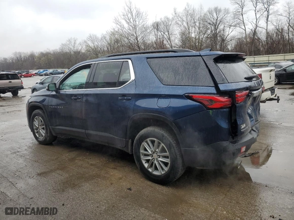 2023 Chevrolet Traverse LT Cloth with VIN 1GNEVGKW5PJ302008, listed as a Copart auction lot 52563885 with 17,492 mi miles and Salvage Title. Bid and sale history available at carsss.com. Image 2.