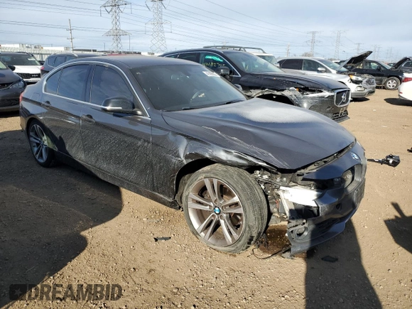 2015 BMW 3 Series 328i with VIN WBA3A5C54FP604355, listed as a Copart auction lot 41499835 with 153,295 mi miles and Salvage Title. Bid and sale history available at carsss.com. Image 4.