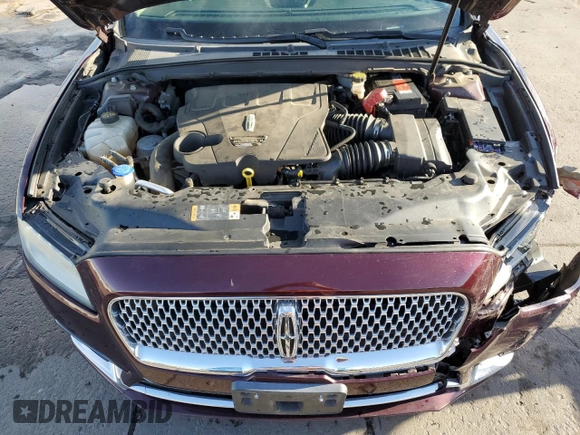 2017 Lincoln Continental Reserve with VIN 1LN6L9NC6H5605613, listed as a Copart auction lot 72580414 with 60,153 mi miles and Salvage Title. Bid and sale history available at carsss.com. Image 11.