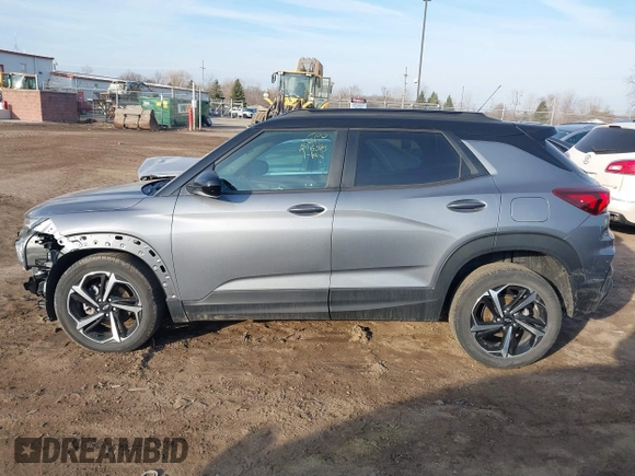 2022 Chevrolet TrailBlazer RS with VIN KL79MTSL0NB035652, listed as a IAAI auction lot 41791770 with 25,046 mi miles and . Bid and sale history available at DreamBid. Image 15.