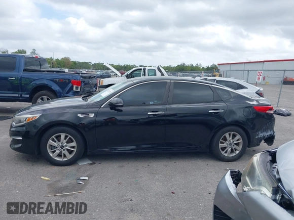 2016 Kia Optima LX with VIN 5XXGT4L31GG024240, listed as a IAAI auction lot 41727309 with 70,031 mi miles. Bid and sale history available at carsss.com. Image 14.