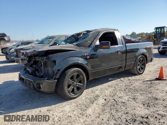 2014 Ford F-150 XL with VIN 1FTMF1CT7EFA11321, listed as a Copart auction lot 73803274 with 111,545 mi miles and Salvage title. Bid and sale history available at DreamBid. Image 1.