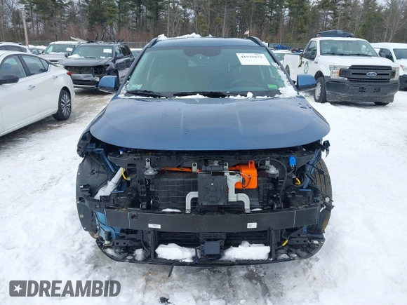 2023 Kia Niro Wind with VIN KNDCR3L15P5014997, listed as a IAAI auction lot 41525672 with 12,499 mi miles and . Bid and sale history available at DreamBid. Image 13.