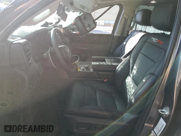 2023 Toyota Sequoia SR5 with VIN 7SVAAABA2PX015412, listed as a Copart auction lot 69880554 with 10,016 mi miles and Salvage Title. Bid and sale history available at carsss.com. Image 7.