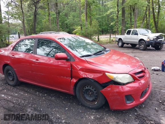 2011 Toyota Corolla L with VIN 2T1BU4EE3BC597999, listed as a IAAI auction lot 42192116 with 207,499 mi miles. Bid and sale history available at carsss.com. Image 6.