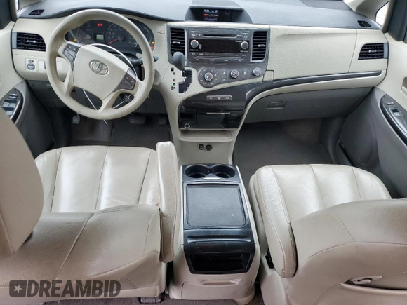 2012 Toyota Sienna with VIN 5TDKA3DC8CS009526, listed as a Copart auction lot 80279714 with 186,703 mi miles and Salvage Title. Bid and sale history available at DreamBid. Image 8.