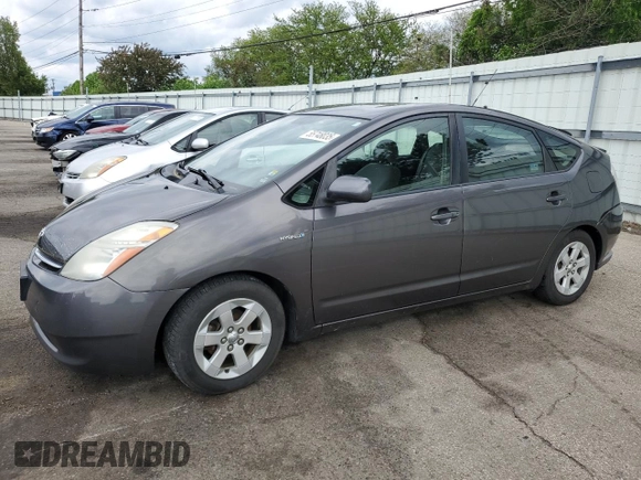 2007 Toyota Prius with VIN JTDKB20U473261920, listed as a Copart auction lot 55748035 with 258,324 mi miles and Salvage Title. Bid and sale history available at DreamBid. Image 1.