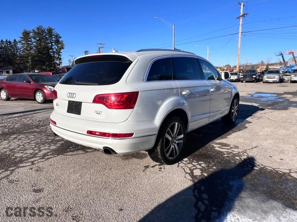 2015 Audi Q7 3.0T Premium Plus with VIN WA1LGAFE5FD014103, listed as a Copart auction lot 43221695 with 152,409 mi miles and Clean Title. Bid and sale history available at carsss.com. Image 4.