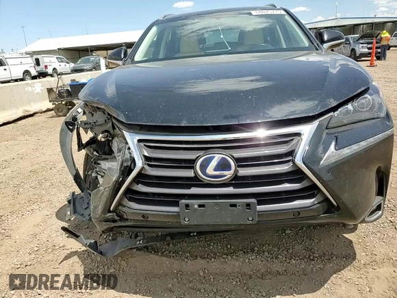 2015 Lexus NX 300h with VIN JTJBJRBZ7F2007186, listed as a Copart auction lot 64075715 with 116,531 mi miles and Salvage title. Bid and sale history available at DreamBid. Image 14.