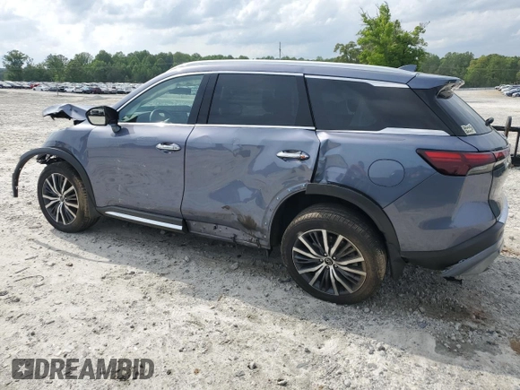 2023 Infiniti QX60 Sensory с VIN 5N1DL1GRXPC345351, выставлен на аукционе Copart как лот 54872255 с пробегом 77 392 миль миль и Списание • Salvage title. История ставок и продаж доступна на DreamBid. Изображение 2.