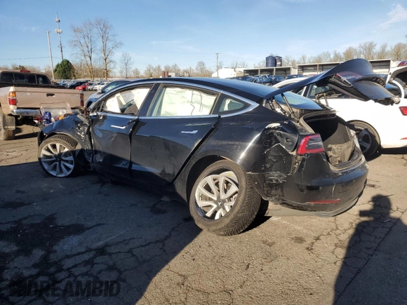 2018 Tesla Model 3 Long Range Battery with VIN 5YJ3E1EB4JF184814, listed as a Copart auction lot 88073115 with Not Provided miles and Salvage Title. Bid and sale history available at DreamBid. Image 2.