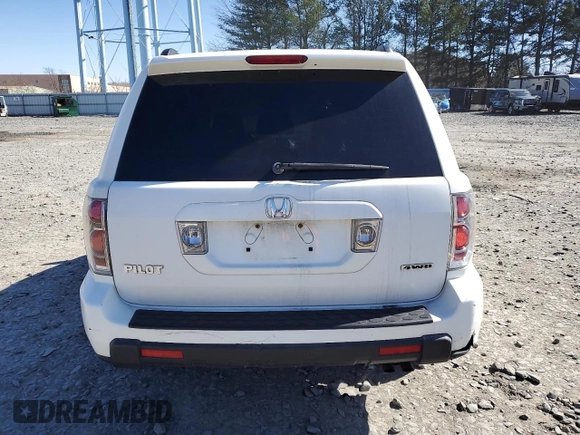 2008 Honda Pilot EX-L with VIN 5FNYF18578B015776, listed as a Copart auction lot 46199664 with 200,954 mi miles and Salvage Title. Bid and sale history available at carsss.com. Image 6.