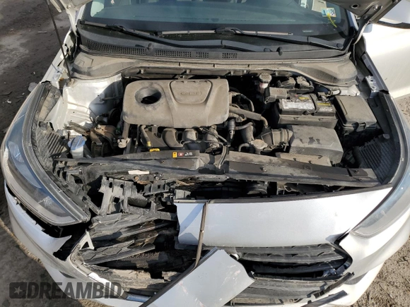 2018 Hyundai Accent SEL with VIN 3KPC24A39JE026905, listed as a Copart auction lot 43460564 with 120,657 mi miles. Bid and sale history available at carsss.com. Image 11.
