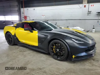 2019 Chevrolet Corvette Grand Sport 2LT with VIN 1G1YY2D76K5122682, listed as a Copart auction lot 46515735 with 7,538 mi miles and Salvage Title. Bid and sale history available at carsss.com. Image 4.