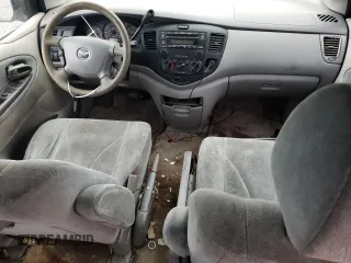 2002 Mazda MPV LX with VIN JM3LW28J320305099, listed as a Copart auction lot 83457404 with 135,020 mi miles and Salvage Title. Bid and sale history available at carsss.com. Image 8.