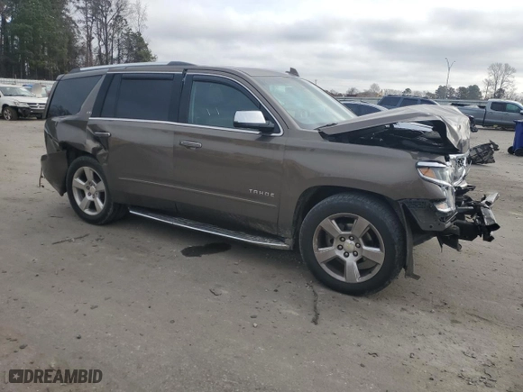 2016 Chevrolet Tahoe LTZ with VIN 1GNSKCKC9GR138032, listed as a Copart auction lot 43525425 with 126,424 mi miles and Salvage Title. Bid and sale history available at carsss.com. Image 4.