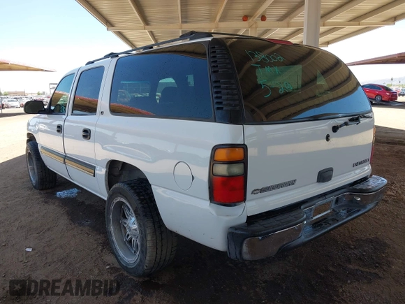 2001 Chevrolet Suburban LS z VIN 3GNEC16T01G138002, wystawiony jako IAAI lot #42317851 z przebiegiem 226 769 mil mil oraz . Historia ofert i sprzedaży dostępna na DreamBid. Obrazek 3.