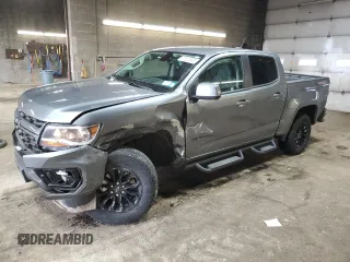 2022 Chevrolet Colorado 4WD LT with VIN 1GCGTCEN5N1105758, listed as a Copart auction lot 47824045 with 27,839 mi miles and Salvage Title. Bid and sale history available at carsss.com. Image 1.