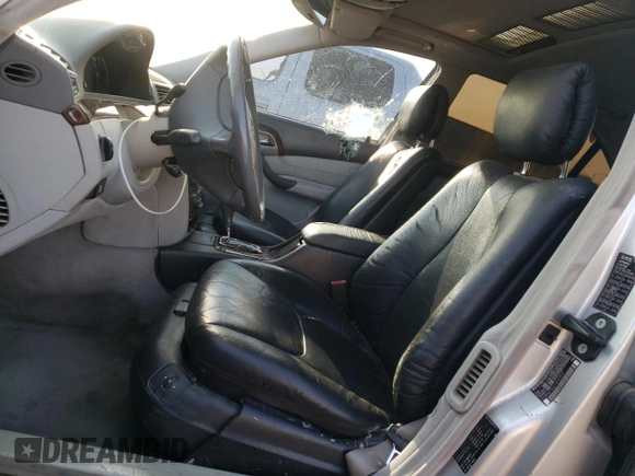 2000 Mercedes-Benz S-Class with VIN WDBNG75J2YA055873, listed as a Copart auction lot 62303444 with 236,646 mi miles and Salvage Title. Bid and sale history available at carsss.com. Image 7.