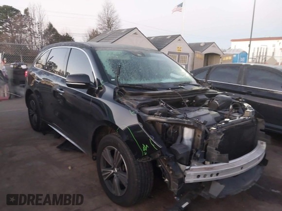 2017 Acura MDX with VIN 5J8YD4H37HL005849, listed as a IAAI auction lot 41261329 with 100,124 mi miles. Bid and sale history available at carsss.com. Image 13.