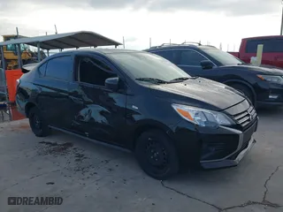 2022 Mitsubishi Mirage G4 ES with VIN ML32FUFJ3NHF09626, listed as a IAAI auction lot 41294160 with 57,032 mi miles. Bid and sale history available at carsss.com. Image 1.