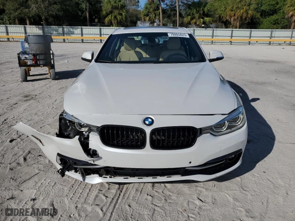 2017 BMW 3 Series 330i with VIN WBA8B9G50HNU50066, listed as a Copart auction lot 78805823 with 29,623 mi miles and Salvage Title. Bid and sale history available at carsss.com. Image 5.