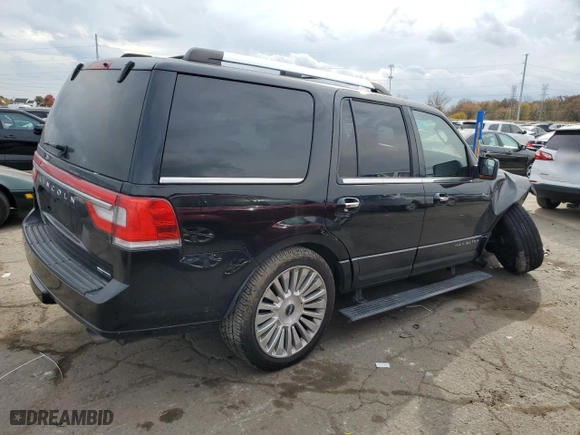 2016 Lincoln Navigator Select with VIN 5LMJJ2JT8GEL01935, listed as a Copart auction lot 77194804 with 112,530 mi miles and Clean Title. Bid and sale history available at carsss.com. Image 3.