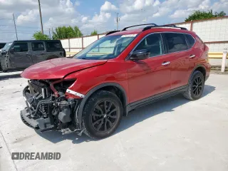 2017 Nissan Rogue SL with VIN 5N1AT2MV5HC875612, listed as a Copart auction lot 61072415 with 124,787 mi miles and Salvage title. Bid and sale history available at DreamBid. Image 1.