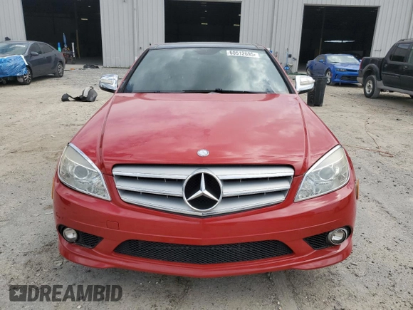 2009 Mercedes-Benz C 300 Sport with VIN WDDGF81X39F225004, listed as a Copart auction lot 60512695 with 116,907 mi miles and Salvage title. Bid and sale history available at DreamBid. Image 5.