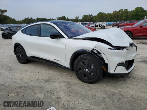 2021 Ford Mustang Mach-E California Route 1 with VIN 3FMTK2R74MMA27526, listed as a Copart auction lot 50214575 with 23,497 mi miles and Non Repairable. Bid and sale history available at DreamBid. Image 4.