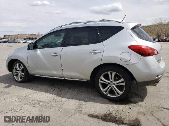 2009 Nissan Murano SL with VIN JN8AZ18W99W132813, listed as a Copart auction lot 52359945 with 139,654 mi miles and Clean Title. Bid and sale history available at DreamBid. Image 2.