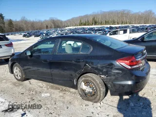 2014 Honda Civic Sedan LX with VIN 2HGFB2F59EH525646, listed as a Copart auction lot 88948255 with 79,580 mi miles and Clean Title. Bid and sale history available at carsss.com. Image 2.