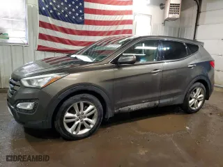 2013 Hyundai Santa Fe 2.0T Sport with VIN 5XYZWDLA7DG100887, listed as a Copart auction lot 50761015 with 153,182 mi miles and Salvage Title. Bid and sale history available at carsss.com. Image 1.