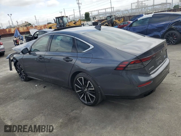 2023 Honda Accord Touring with VIN 1HGCY2F83PA013961, listed as a Copart auction lot 58853475 with 18,575 mi miles and Salvage title. Bid and sale history available at DreamBid. Image 2.