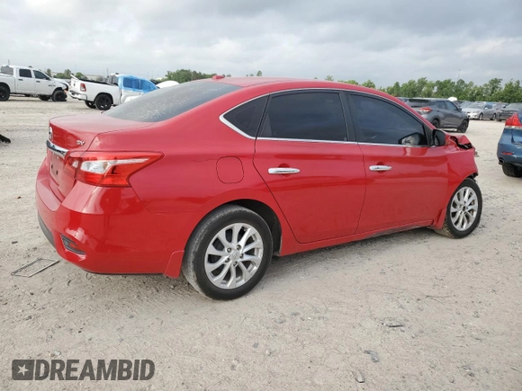2018 Nissan Sentra SR with VIN 3N1AB7AP2JY341171, listed as a Copart auction lot 55087035 with 77,958 mi miles and Salvage Title. Bid and sale history available at DreamBid. Image 3.