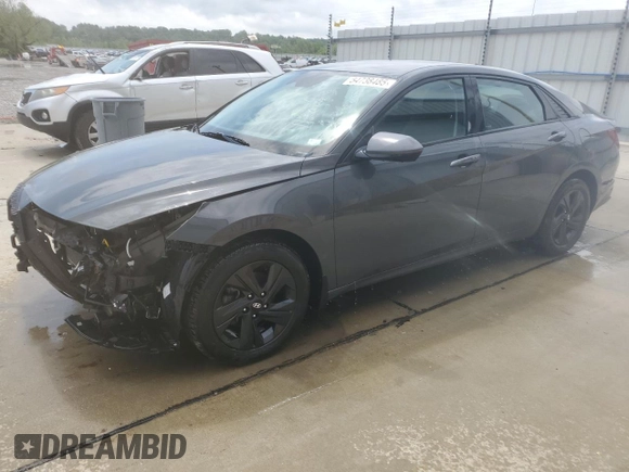 2023 Hyundai Elantra SEL with VIN KMHLM4AG3PU588625, listed as a Copart auction lot 54738485 with 19,756 mi miles and Salvage title. Bid and sale history available at DreamBid. Image 1.