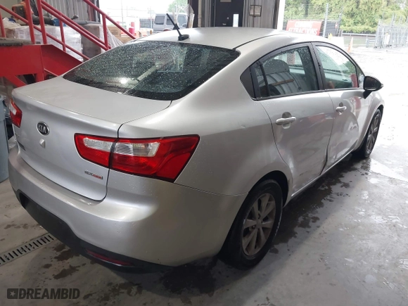 2014 Kia Rio EX with VIN KNADN4A35E6396673, listed as a IAAI auction lot 41964655 with 159,644 mi miles. Bid and sale history available at carsss.com. Image 4.