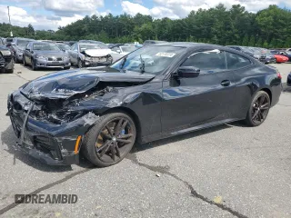 2022 BMW 4 Series 430i xDrive with VIN WBA73AP08NCK63731, listed as a Copart auction lot 60170374 with Not Provided miles and Salvage Title. Bid and sale history available at DreamBid. Image 1.
