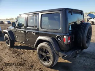 2023 Jeep Wrangler Sport S with VIN 1C4HJXDG5PW615926, listed as a Copart auction lot 84765684 with 23,333 mi miles and Salvage Title. Bid and sale history available at DreamBid. Image 2.