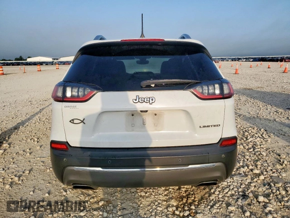 2019 Jeep Cherokee Limited with VIN 1C4PJLDN4KD193381, listed as a Copart auction lot 59440195 with 93,686 mi miles and Salvage title. Bid and sale history available at DreamBid. Image 6.