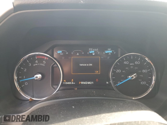 2017 Ford F-350 Platinum with VIN 1FT8W3BT6HED92314, listed as a Copart auction lot 55695235 with 113,463 mi miles and Salvage title. Bid and sale history available at DreamBid. Image 9.