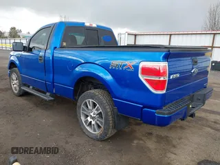 2014 Ford F-150 XL with VIN 1FTMF1EM4EFC77675, listed as a IAAI auction lot 41905732 with 76,648 mi miles. Bid and sale history available at carsss.com. Image 3.