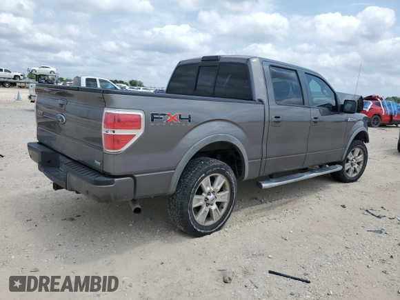 2010 Ford F-150 XL with VIN 1FTFW1EV9AFB85750, listed as a Copart auction lot 54044555 with 205,053 mi miles and Salvage Title. Bid and sale history available at carsss.com. Image 3.