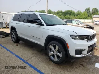 2021 Jeep Grand Cherokee Limited with VIN 1C4RJKBG8M8134451, listed as a Copart auction lot 59796135 with 49,038 mi miles and Salvage title. Bid and sale history available at DreamBid. Image 4.