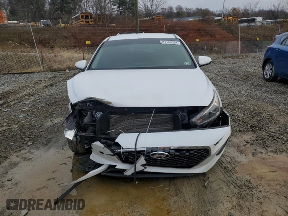 2018 Hyundai Elantra with VIN KMHH35LEXJU011835, listed as a Copart auction lot 81150394 with 128,117 mi miles and Salvage Title. Bid and sale history available at DreamBid. Image 5.