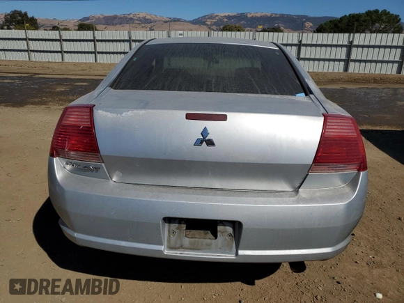 2004 Mitsubishi Galant DE with VIN 4A3AB26F04E144255, listed as a Copart auction lot 75752214 with 146,490 mi miles and Salvage Title. Bid and sale history available at carsss.com. Image 6.